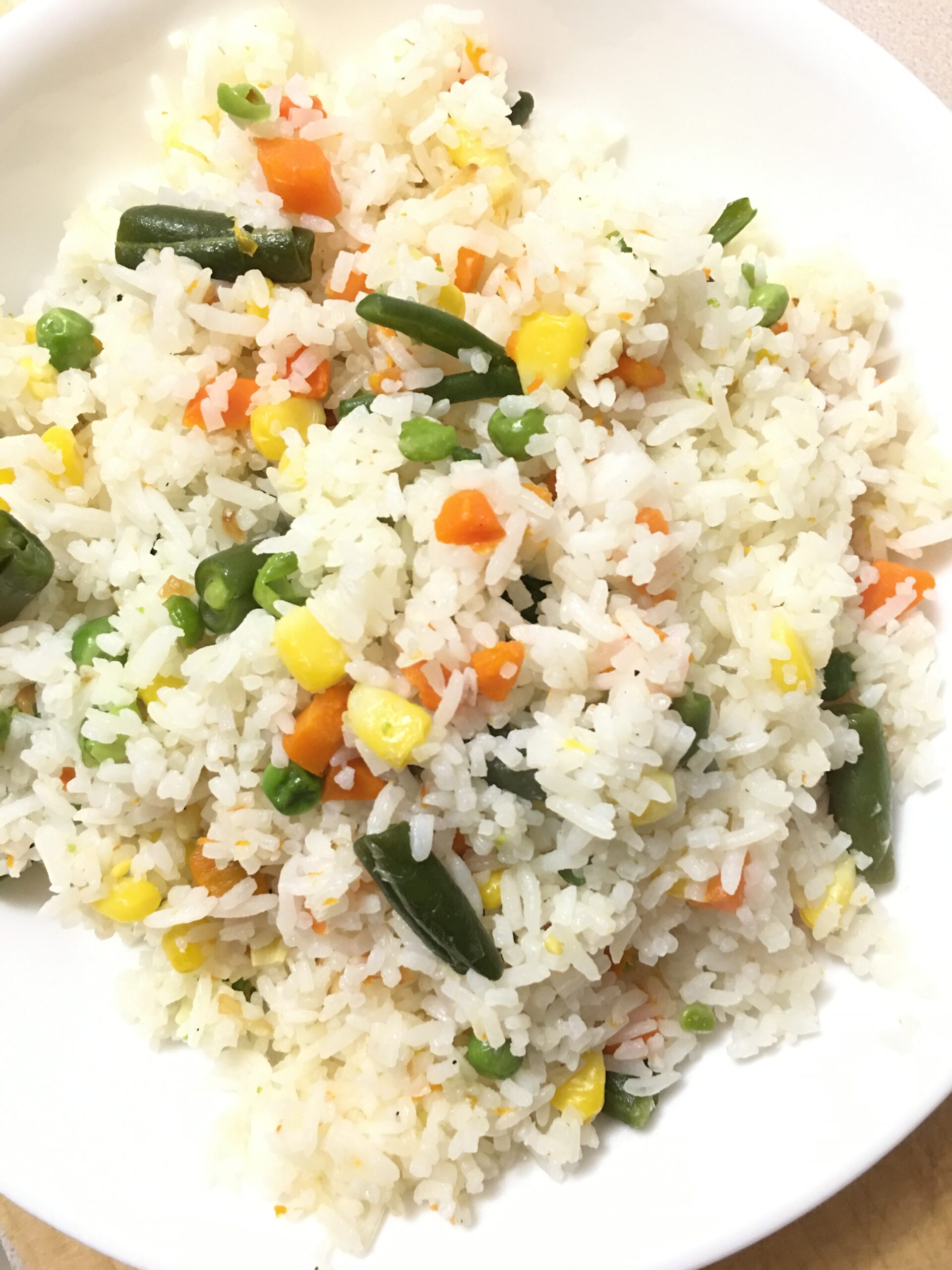 Vegetable Leftover Fried Rice