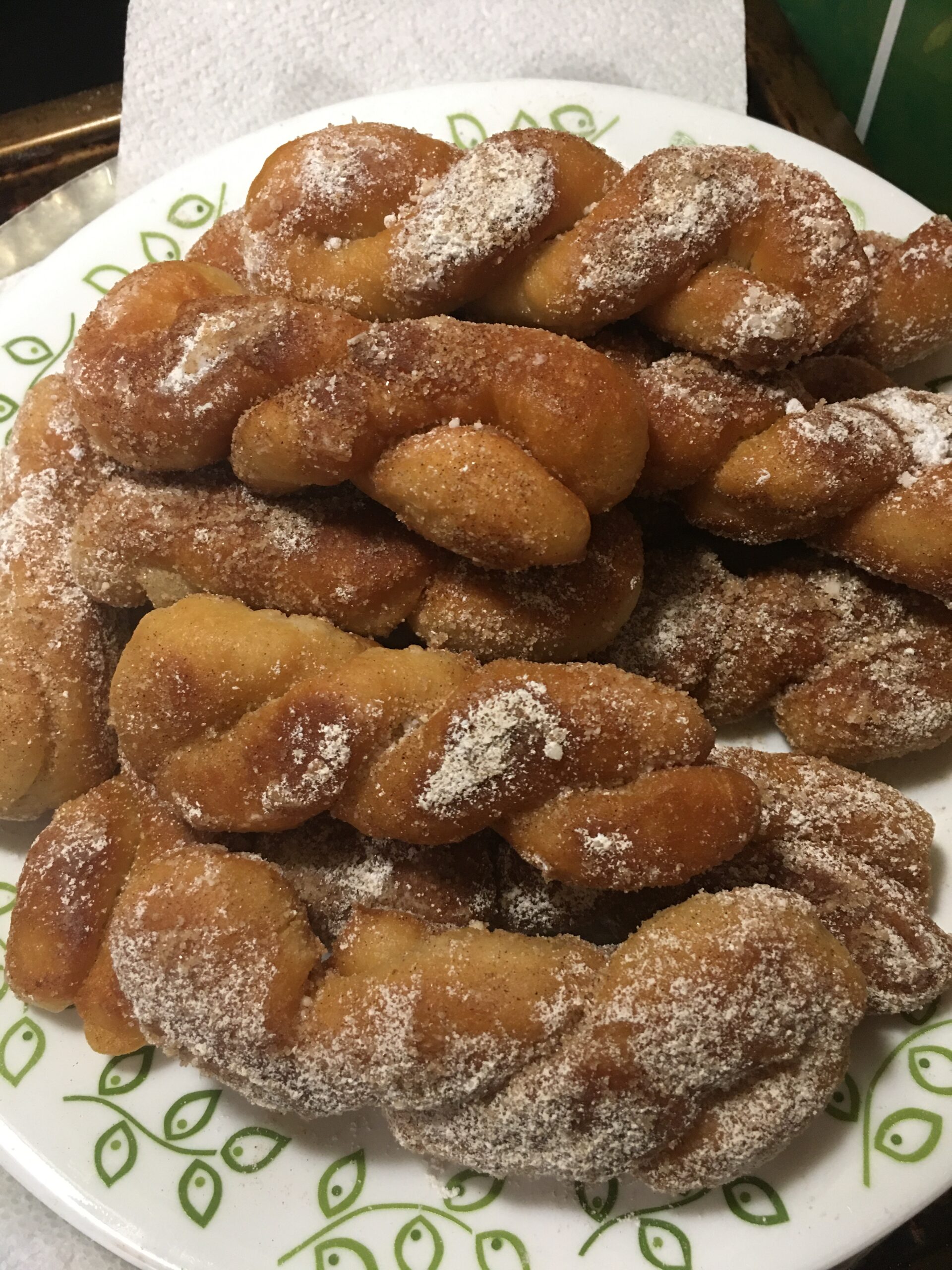 nondairy twisted doughnuts