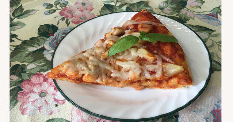 Chicken and Pineapple Pizza