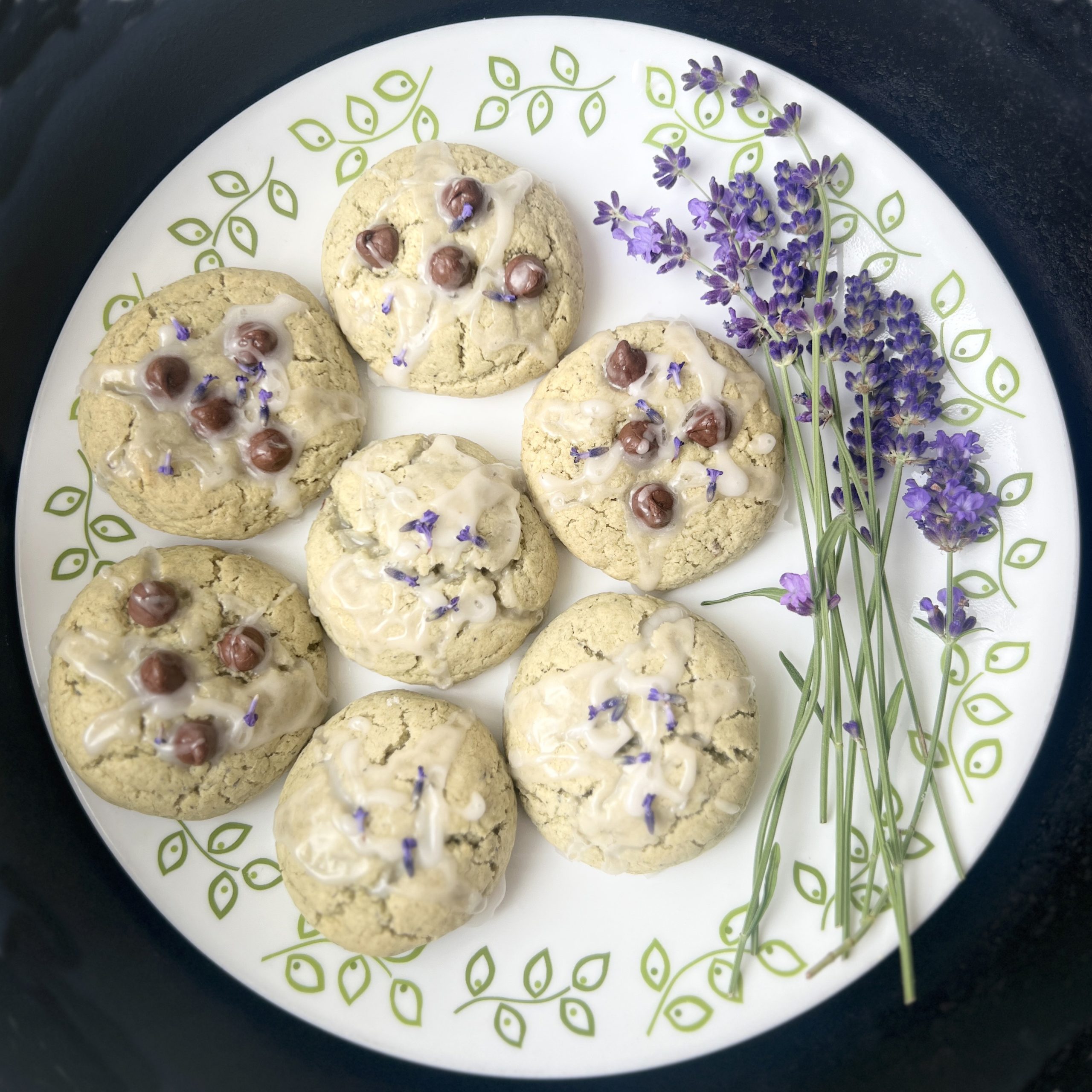 dairy-free lavender cookie