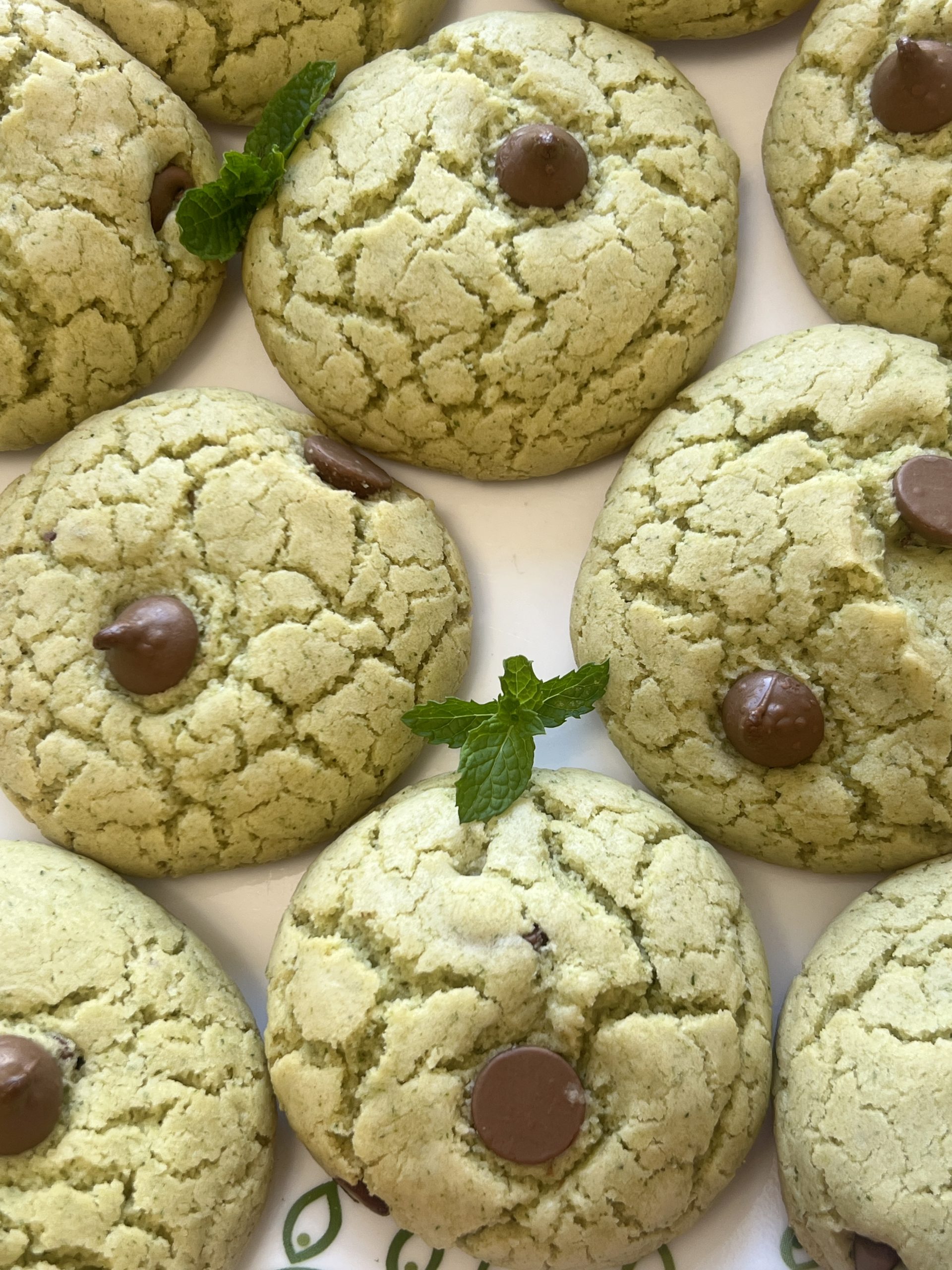 dairy-free mint cookies