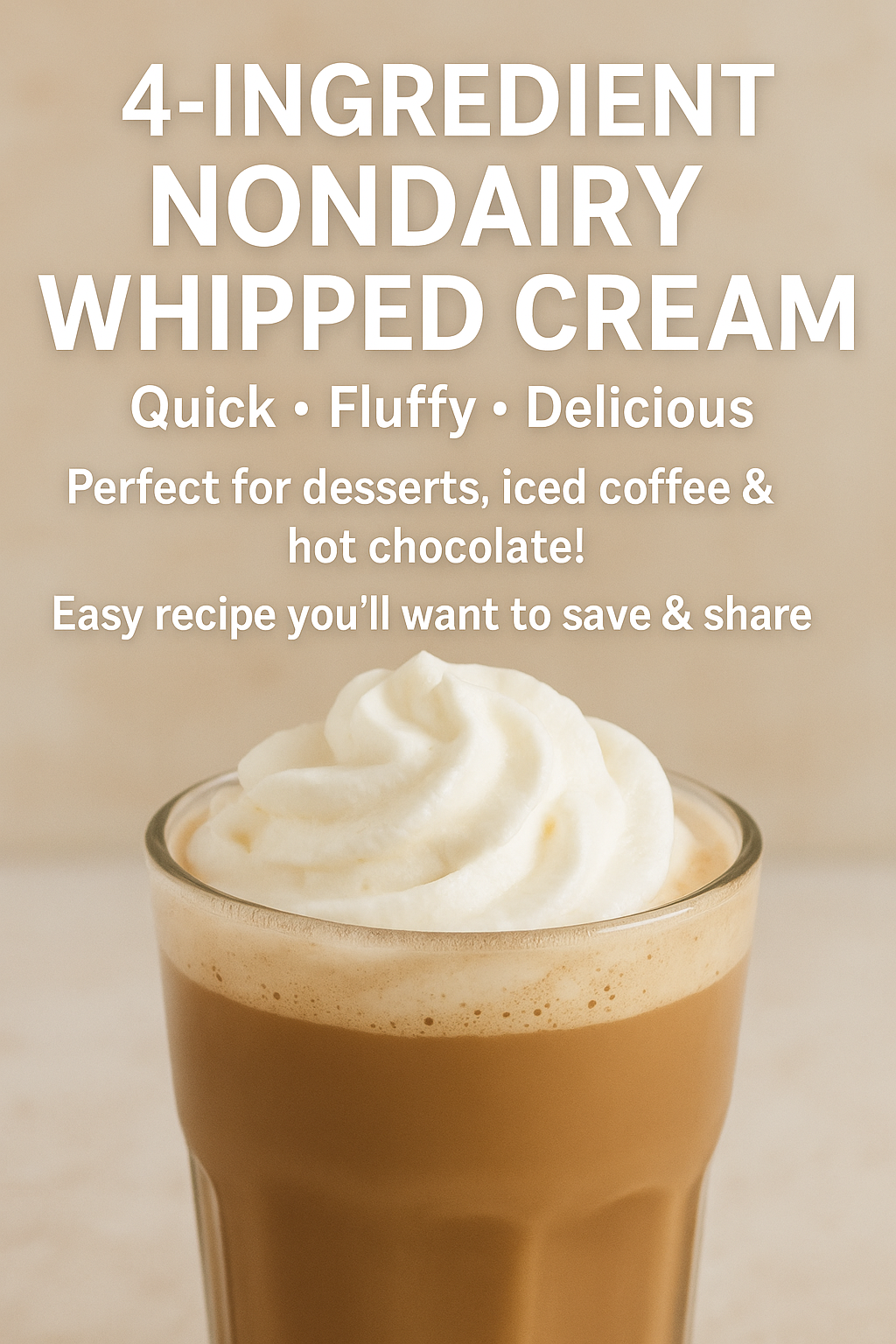 Easy Nondairy Whipped Cream